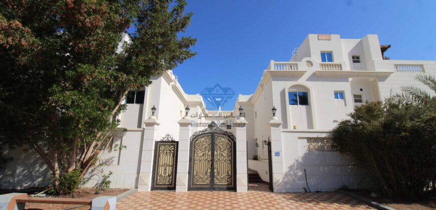 5 Bedrooms+Private Garden Villa For Rent in Shati Al Qurm. Opp.To Shati Al Qurm Park.