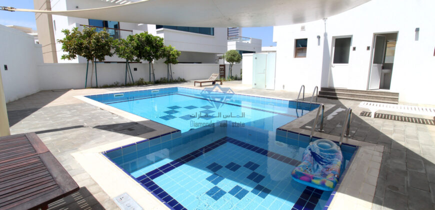 4 Bedrooms & 5 Bedrooms+Maid Room Eye Appealing Luxury Modern Villa For Rent in Madinat Al Ilam.