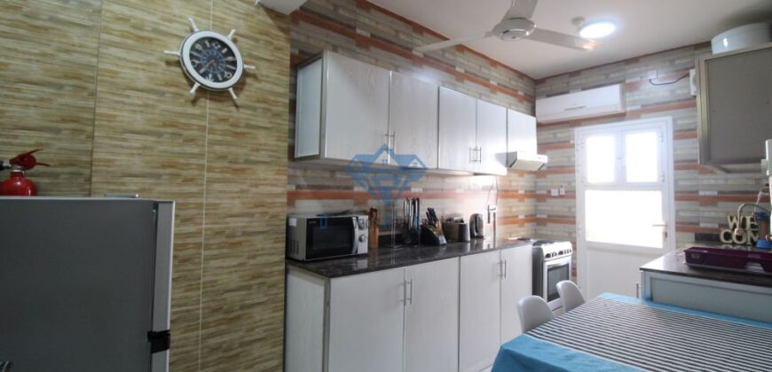 2BHK with Balcony Fully Furnished Flat for Rent in Gubrah North close to beach