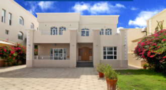 Stand Alone 5BR Villa with big front yard and shaded parking available for rent in Azaiba