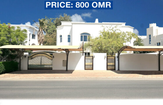Beautiful & Spacious 5-Bedroom Twin Villa for Rent in Ghubrah