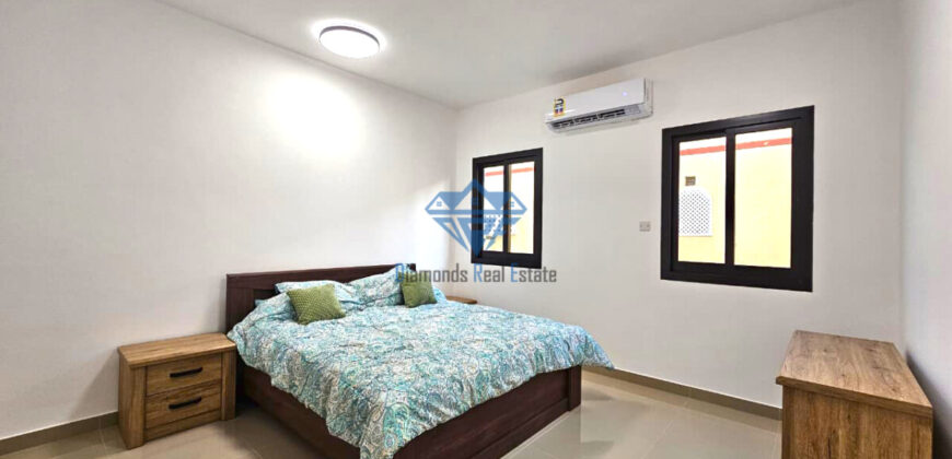 Newly Renovated 1 BHK Furnished Penthouse for Rent in Azaiba 
