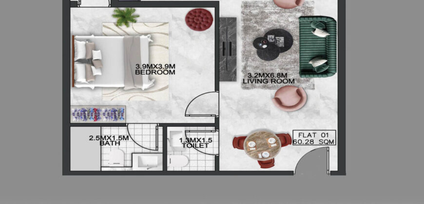 للبيع – شقة سكنية مميزة في بوشر – شارع الكليات