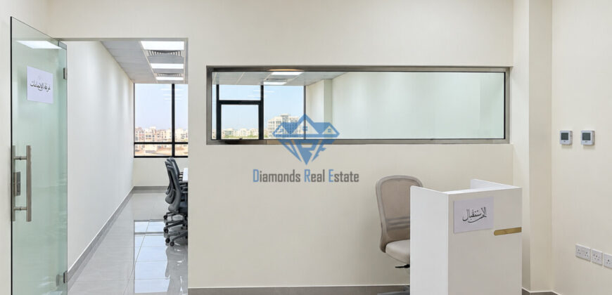Commercial furnished office Space in Al Khuwair